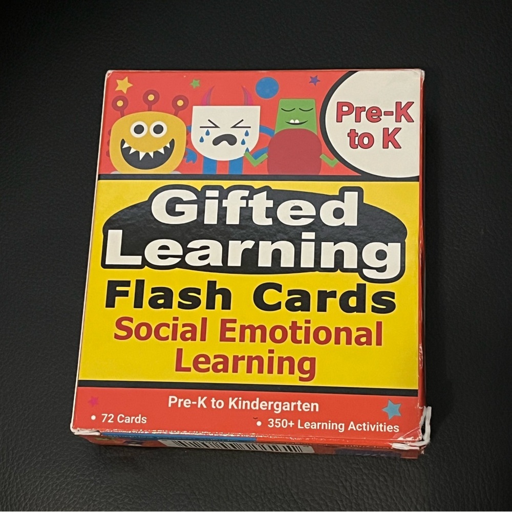 TestingMom Gifted Learning Flash Cards - Social Emotional Learning for Pre-K - K